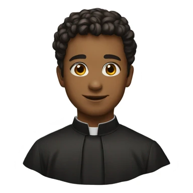 young priest sticker