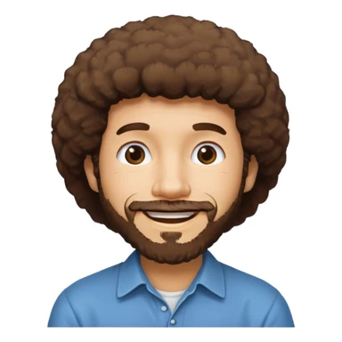 bob ross sticker