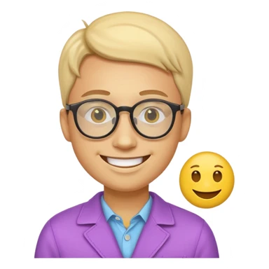 a cool programmer yello smiley emoji sticker