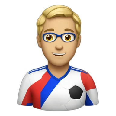 French soccer supporter sticker