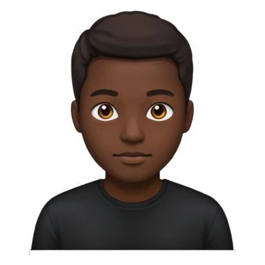 ⁶🤷🏾‍♂️⁷ change color of the shirt to black  sticker