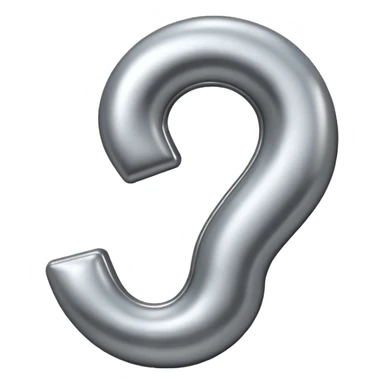 question mark sticker