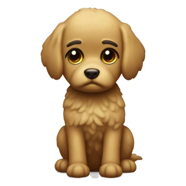 sad toy pudel sticker