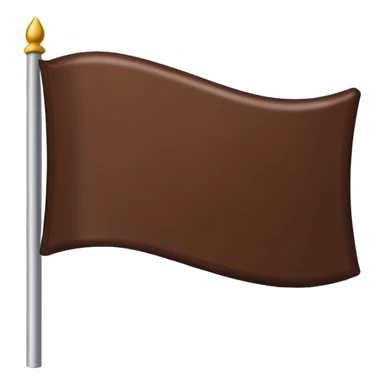 a flag with chocolate symbol  sticker