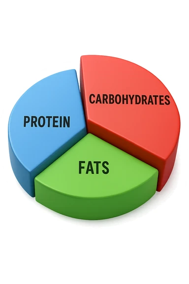 Piano A Macro nutrizionale GRAFICO in 3d sticker