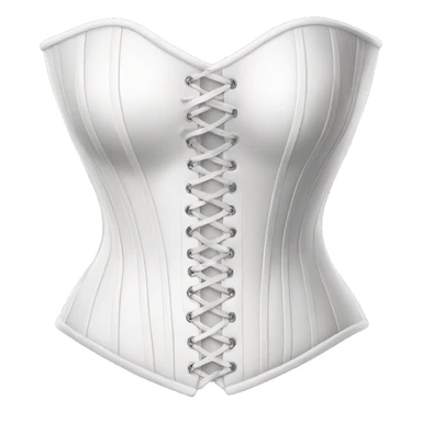 White corset  sticker