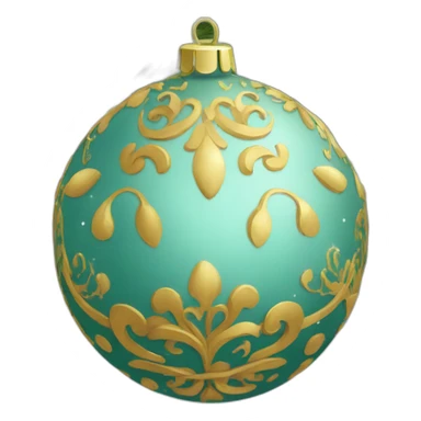 ornamented bauble sticker