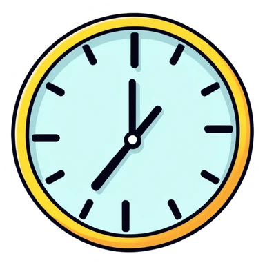 Clock it emoji sticker