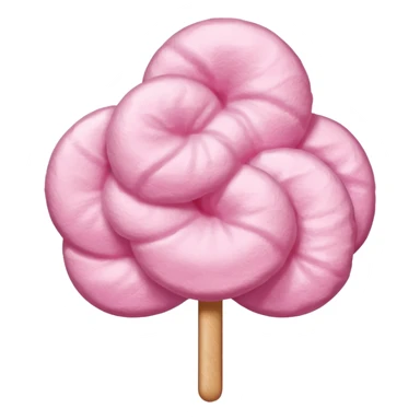 Pink cotton candy sticker