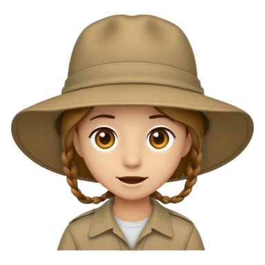 safari hat sticker