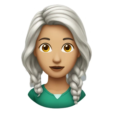 Biology women sticker