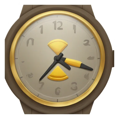 reloj de arena sticker