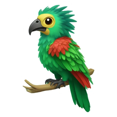 quetzal bird sticker
