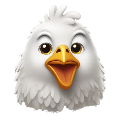 chicken with okay sign sticker