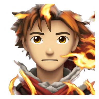 kyojurou rengoku flame hashira sticker