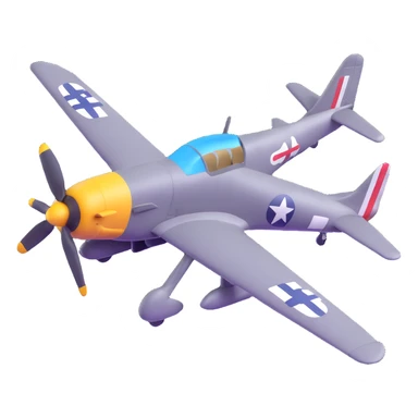 WW2 fighter aircraft sticker