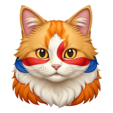 cat with Kurdistan flag sticker