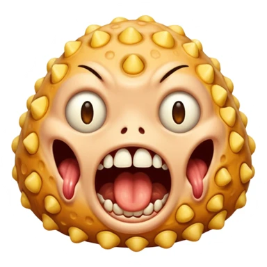 Skin wart screaming obscenities  sticker