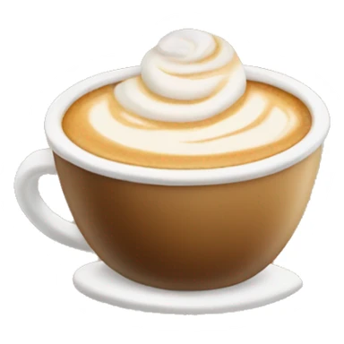 Latte cup clean  sticker