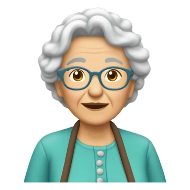 Abuelita en el cielo  sticker