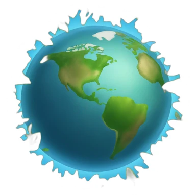 thriving earth sticker