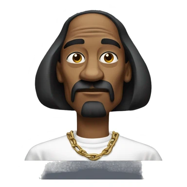 Snoop dog being serious sticker