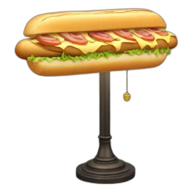 hoagie lamp sticker