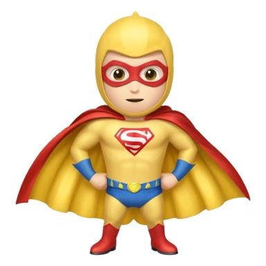 banana as superhuman sticker
