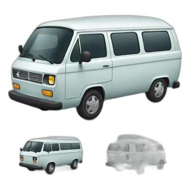 Van en voyage  sticker