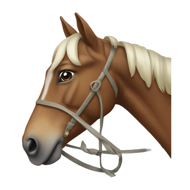 Horse with an bow sticker