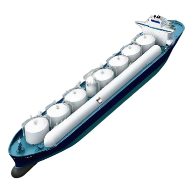 lng tanker on the water sticker