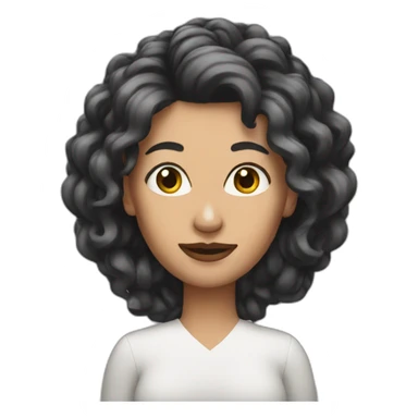 woman with snake hair sticker