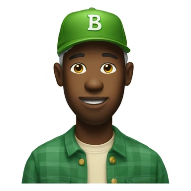 Tyler the creator holding a pickle jar sticker
