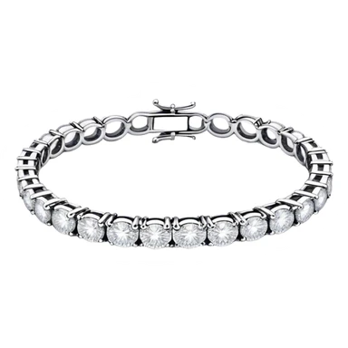 Diamond tennis bracelet sticker