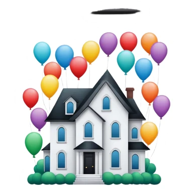 House of balloons sticker