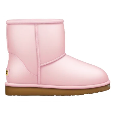 light pink uggs sticker