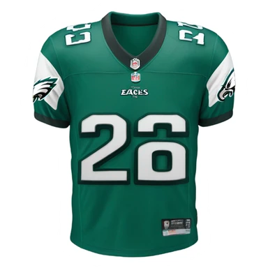 Philadelphia eagles Kelly green #26 sticker