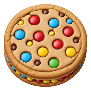 m&m cookie sticker