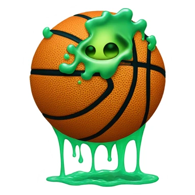 Basketball vomit sticker