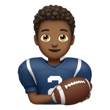 Boy-with-football sticker