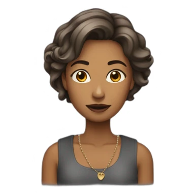 Femme que fait un dabe sticker