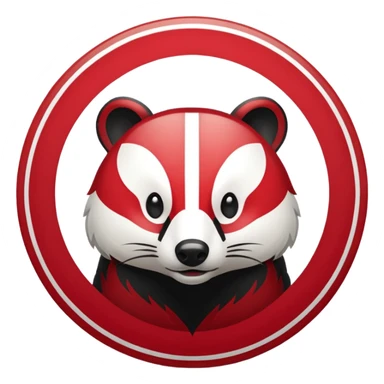 The university of Wisconsin logo sticker