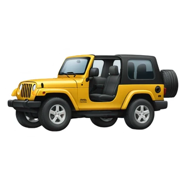 2004 long two door Jeep  sticker