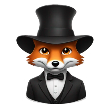 fox with blackhat sticker