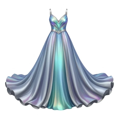 Iridescent  gown sticker