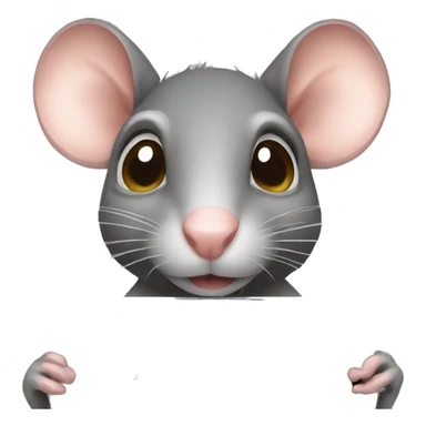 rat with ipad  sticker