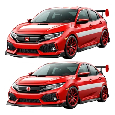 100 thieves Honda civic sticker