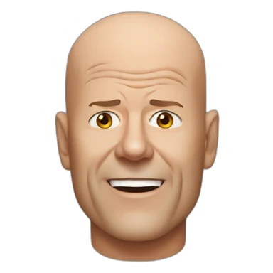 Bruce Willis Die hard sticker