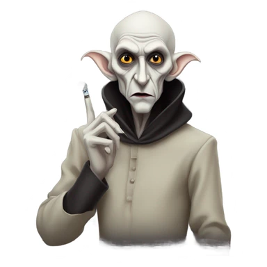 Nosferatu smoking sticker