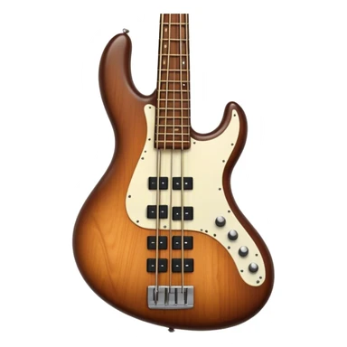 Cinematic Realistic Bass, deep polished wood with rich grain, thick taut strings stretching across its curved body, subtle warm lighting emphasizing its form, glowing with depth and powerful musical resonance. sticker